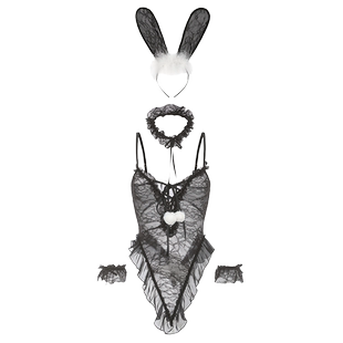 瑷绫说性感睡衣新款精致蕾丝倾诉内衣兔女郎房事诱惑制服吊带睡裙