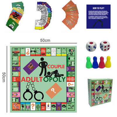 新品情侣棋盘Adult Couple Game Night成人约会游戏之夜大富