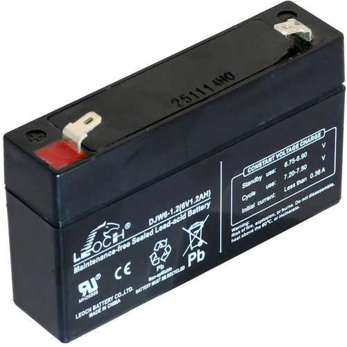 DJW6-1.2 6V1.2AH电子天平秤精密仪器仪表铅酸电池