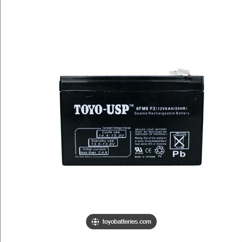 6FM8 F2 12V8AH/20HR 免维护可充电电池