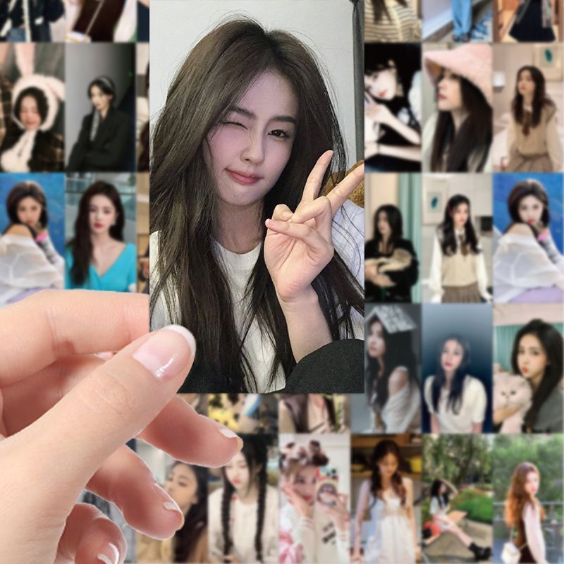 白鹿贴纸高颜值ins明星同