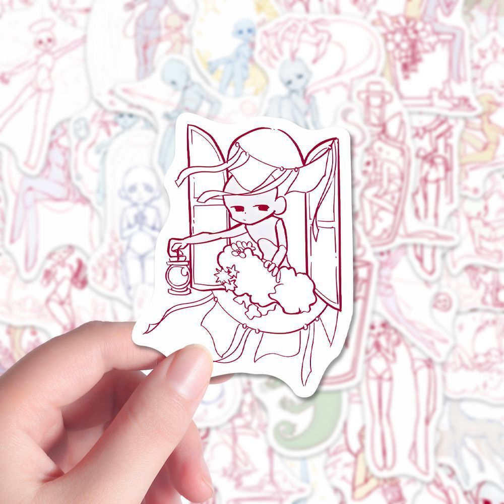 162张oc模板手绘简约创意