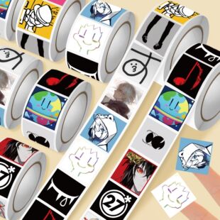 2000贴新款匹诺曹P主头像卷卷贴术力口二次元卡通无料装饰贴纸diy