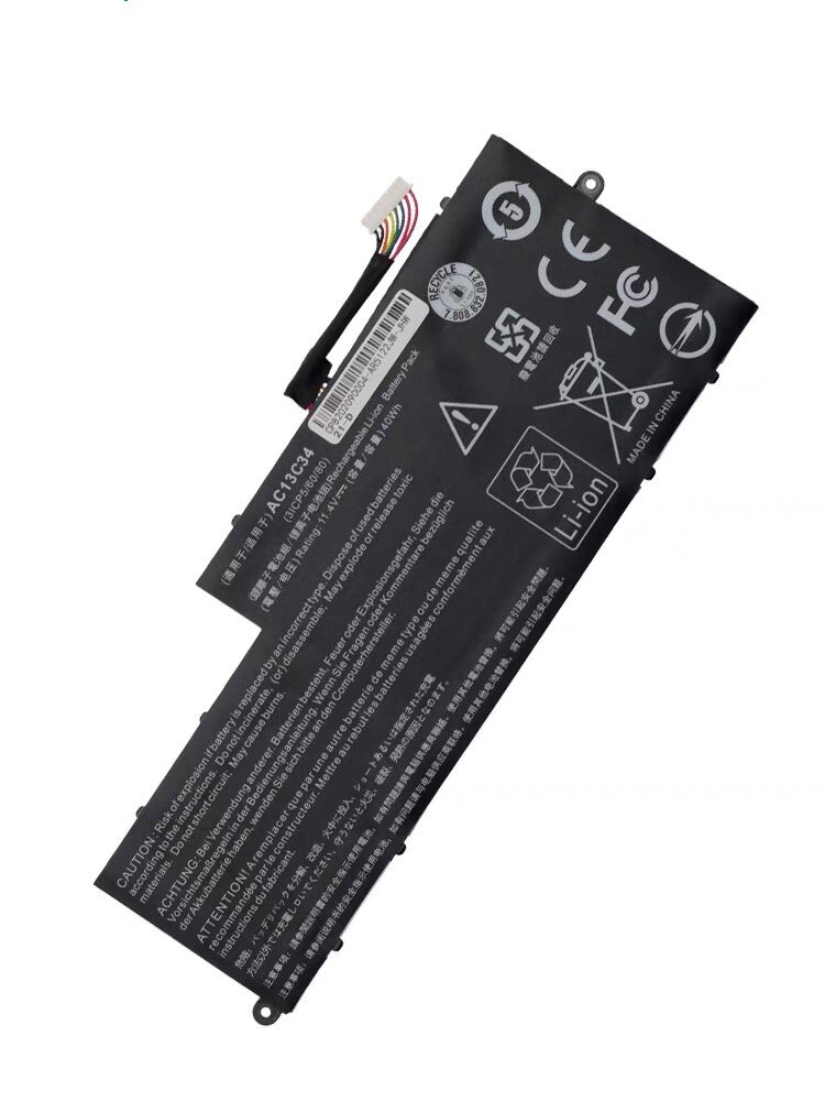 全新宏基aspirev5-122p es1-111m ms2377 ac13c34笔记本电池