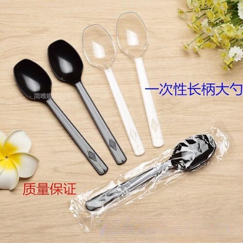一次性饭勺快餐汤匙加厚独立装
