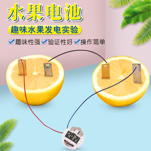 可普水果电池自制材料包