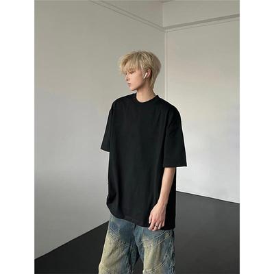 美式高克重磅纯棉t恤男生