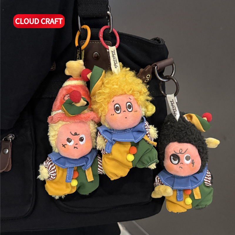 适用星星人娃衣马戏团小丑套装坏脾气理发高电量毛绒玩偶衣服,模玩/动漫/周边/娃圈三坑/桌游,棉花娃娃/毛绒玩具娃衣,淘宝优惠券,粉丝福利购,淘宝优惠卷