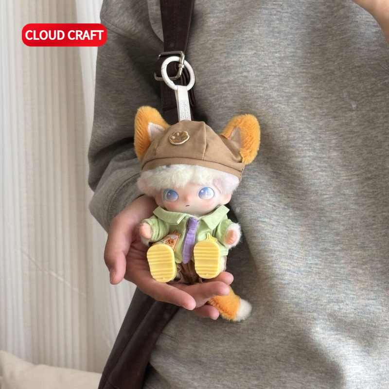 适用dimoo娃衣可爱狐尼克套装DIMOO新生日记系列搪胶毛绒玩偶着替