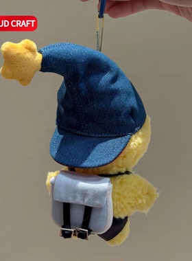 适用星星人怦然心动LABUBU123代通用娃衣配饰双肩包小裤裤着替服