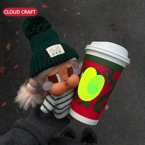 适用crybaby哭娃娃衣气质毛衣帽子套装DIMOO新生日记系列通用