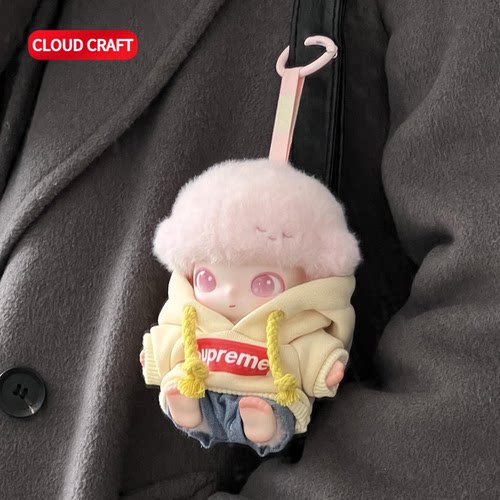 适用DIMOO新生日记娃衣美式复古卫衣套装搪胶毛绒玩偶衣服着替