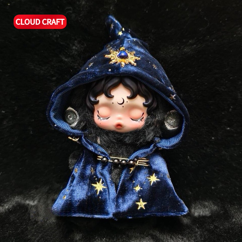 适用不眠剧场娃衣魔法师披风套装着替sp搪胶三代不眠剧场系列娃衣