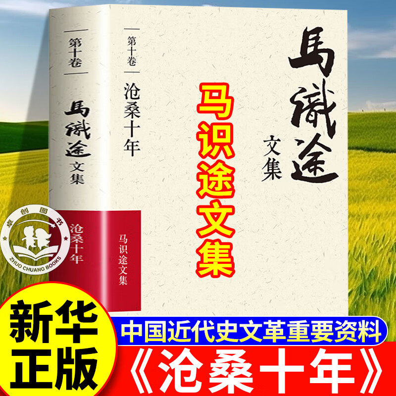 【认准正版】沧桑十年马识途文集 第十卷沧桑十年 季羡林作序一本特殊的个人回忆录正版书籍