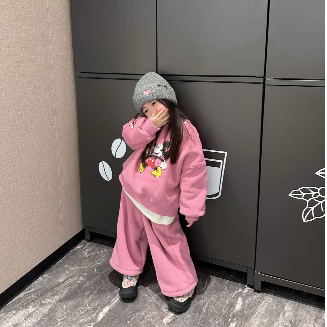 0-6岁女童洋气可爱加绒保暖两件套秋冬季中小童宽松卫衣卫裤套装,童装/婴儿装/亲子装,套装,淘宝优惠券,粉丝福利购,淘宝优惠卷