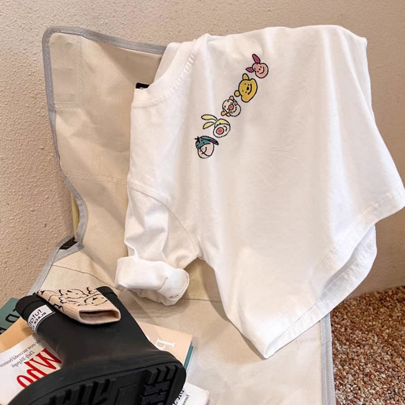 宝宝长袖t恤男女童可爱纯棉上衣