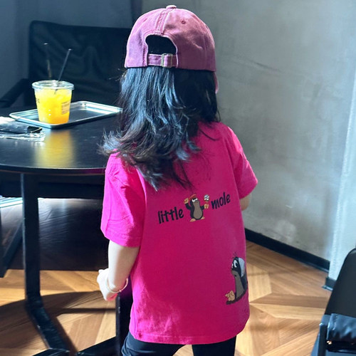 儿童卡通短袖T恤女童可爱上衣