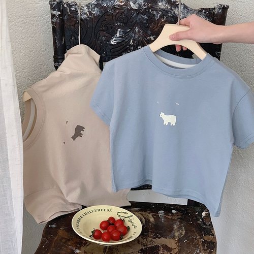 男女童可爱短袖T恤儿童韩系半袖