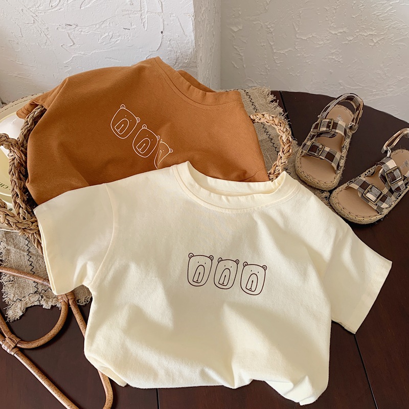 男女宝宝半袖套头衫纯棉短袖T恤