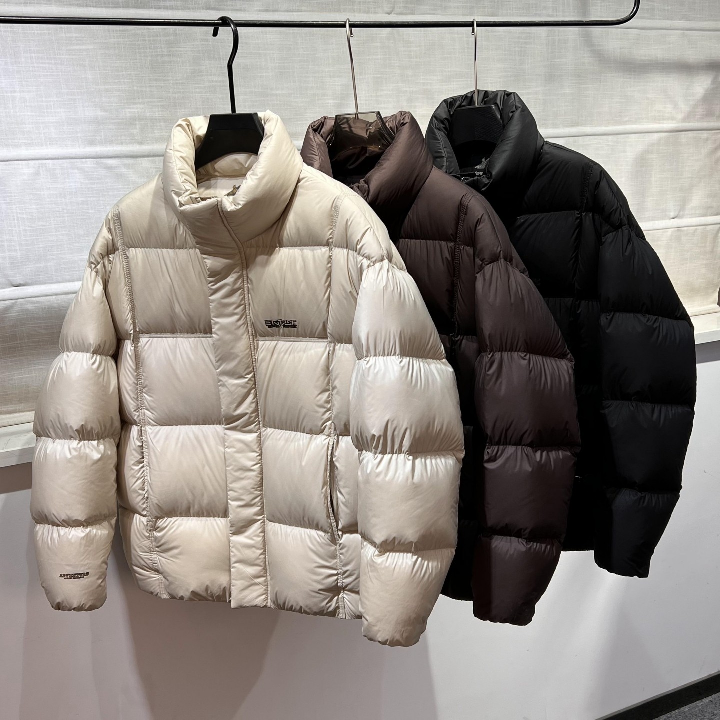 短款立领羽绒服男面包服加厚外套