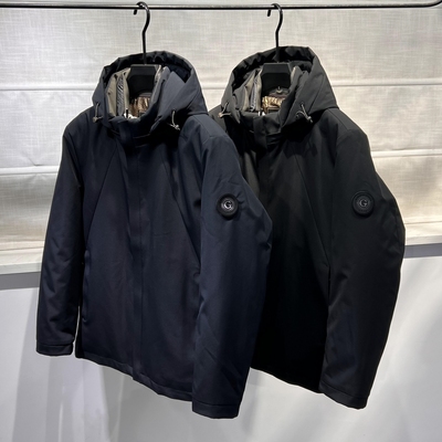 男士90鹅绒保暖爸爸冬装羽绒外套