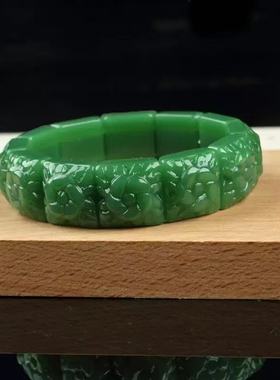 和田玉手镯111精品和田玉手镯【无礼盒】