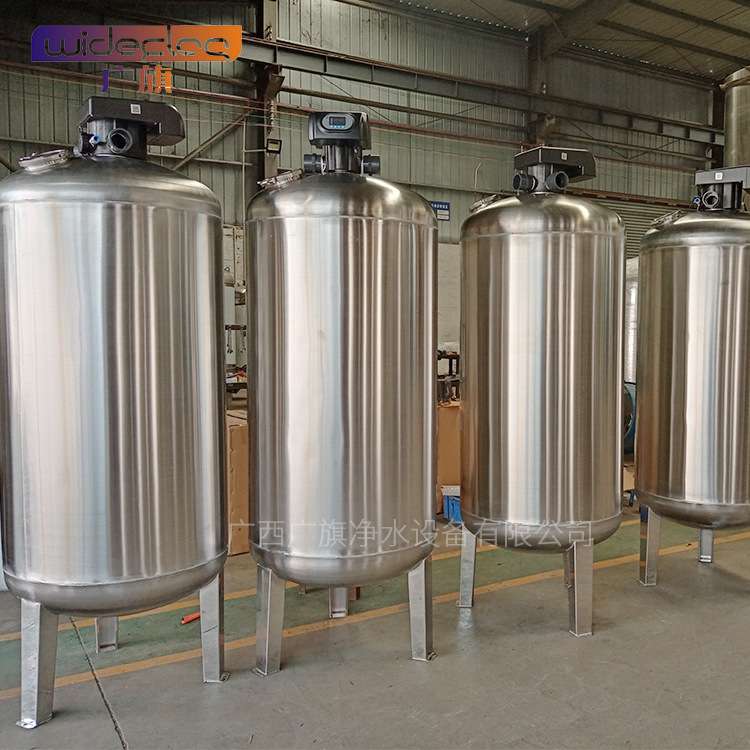 河水多介质过滤器 种植反冲洗自动水处理过滤罐 井水除锈过滤器