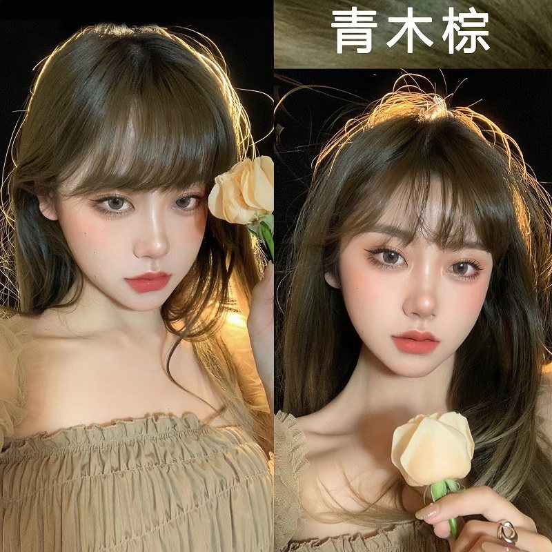小红书热推显白发色植物染发膏剂