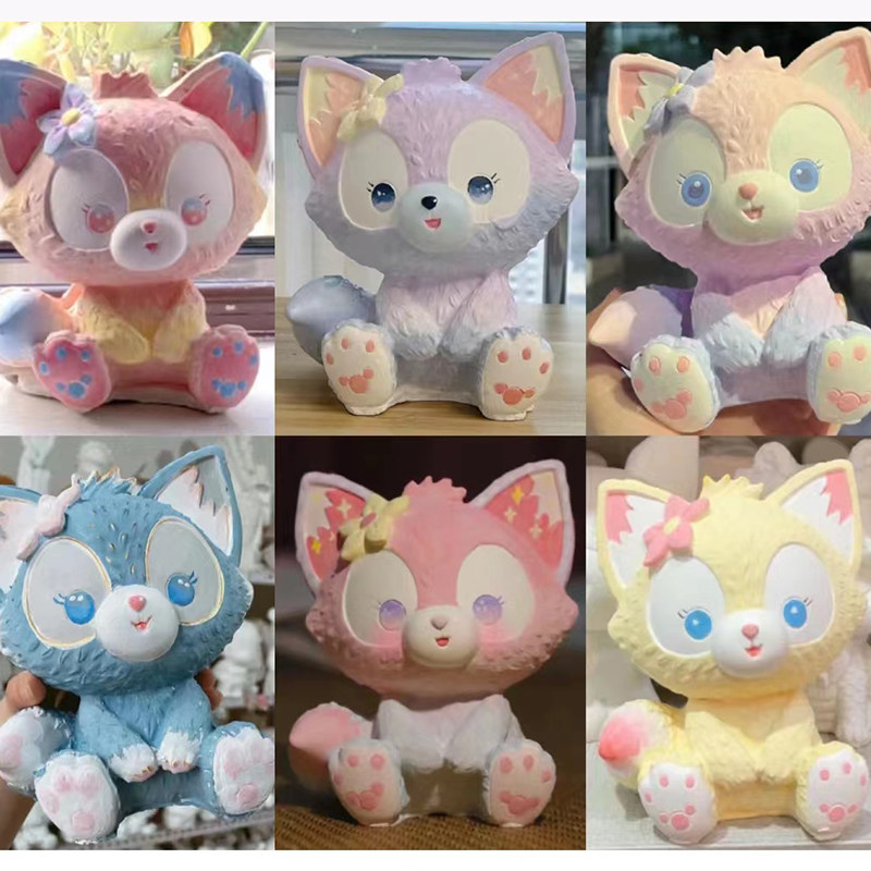 琳娜贝尔非石膏娃娃涂色大号 幼儿园彩绘diy存钱罐画涂鸦上色白胚