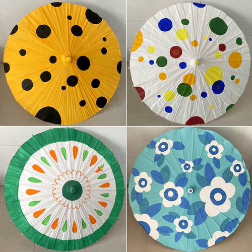 空白油纸伞幼中国风古风装饰道具