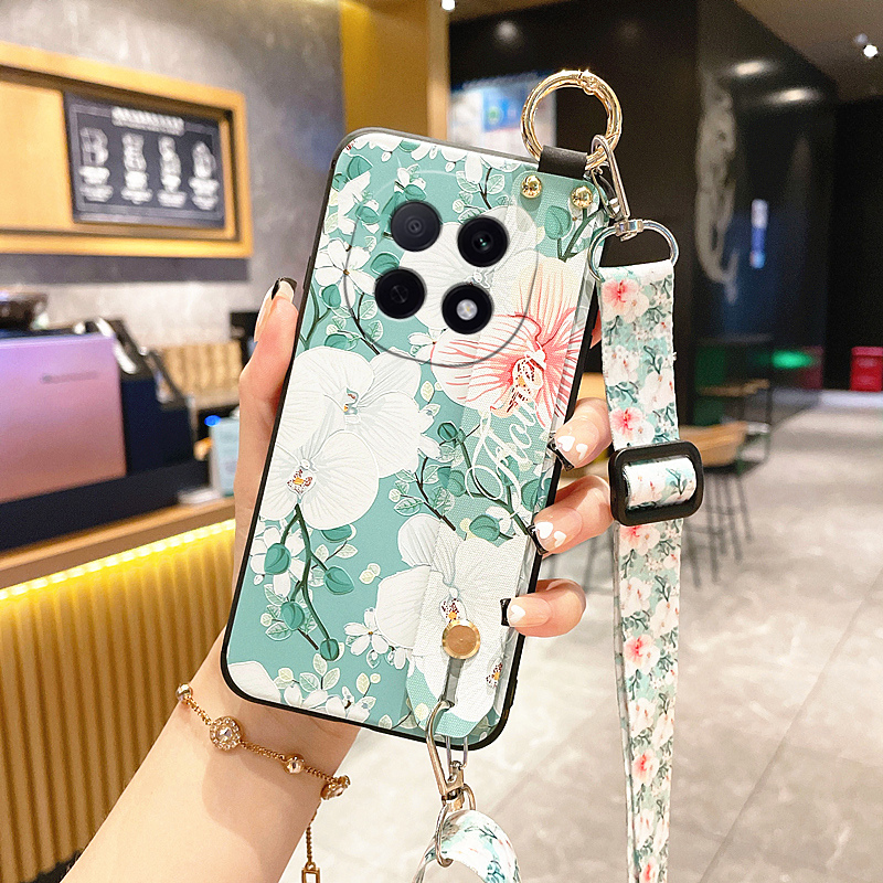 适用OPPO A5Pro手机壳A5活力版A3保护套A3i腕带A3x硅胶A2软壳A1斜挎背带x全包防摔Plus女款i男5G挂绳挂脖子S