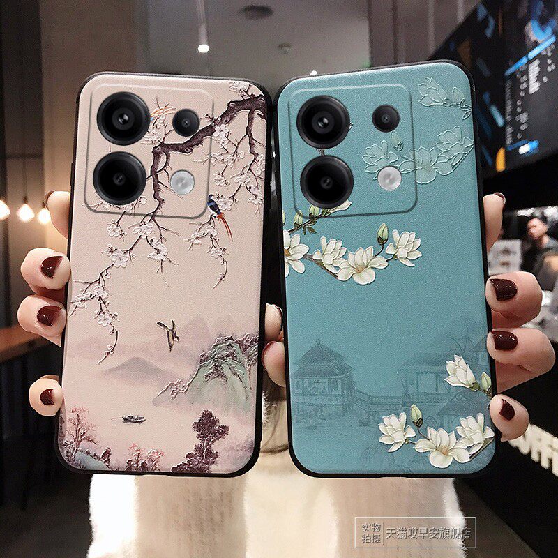 中国风浮雕软硅胶手机壳