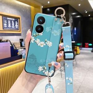 适用华为Hi畅享80GT手机壳JUY-AL00保护套畅想70腕带80S硅胶M软Z斜挎背带60Pro全包防摔Wiko女挂绳挂脖老人5G