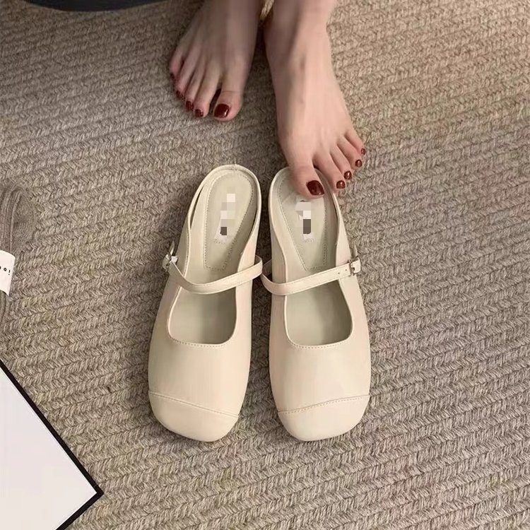 新款百搭浅口单鞋2026法式复古玛丽珍拖鞋女春夏轻便小香风豆豆鞋,女鞋,其他拖鞋,淘宝优惠券,粉丝福利购,淘宝优惠卷