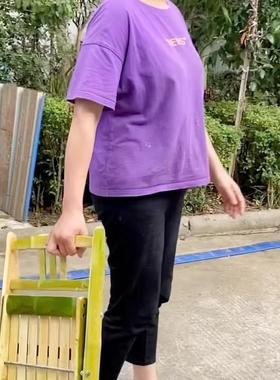 便携折叠竹椅子背靠椅子质量好手工椅子儿童座椅复古户外喝茶钓鱼