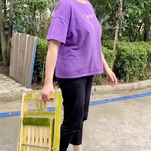 便携折叠竹椅子背靠椅子质量好手工椅子儿童座椅复古户外喝茶钓鱼