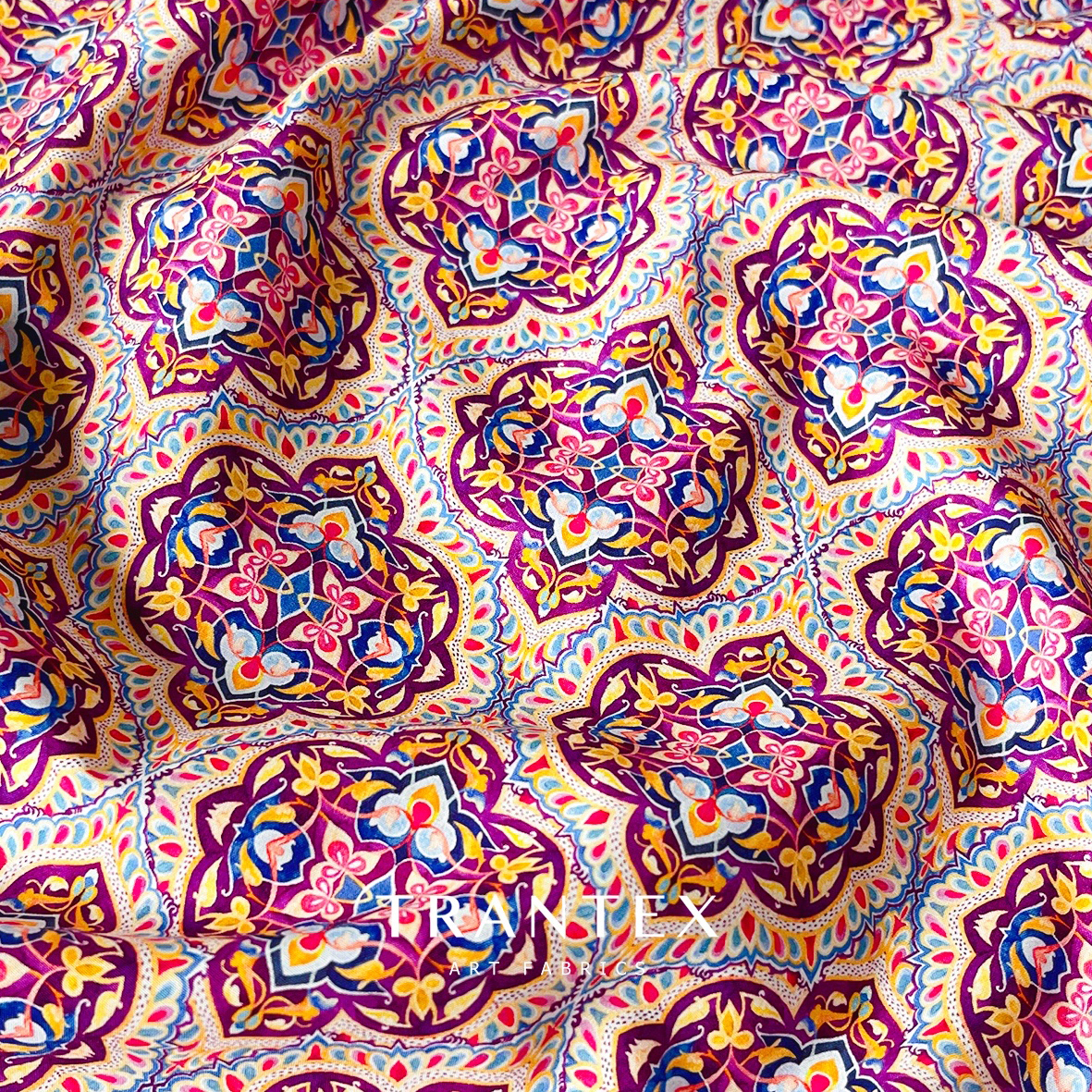 复古图腾裙子天冉艺纺