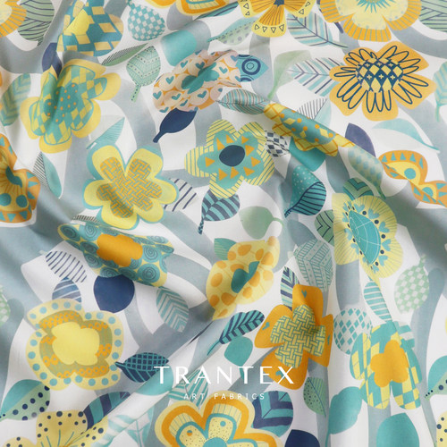 天冉艺纺60s全棉府绸数码印花