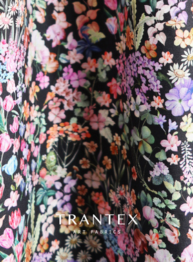 天冉艺纺平纹府绸纯棉全棉布料diy手工碎花印花衣服装连衣裙面料