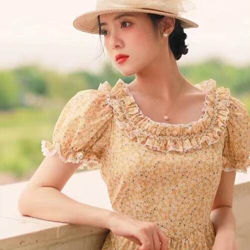 长绒棉服装碎花手工布料面料