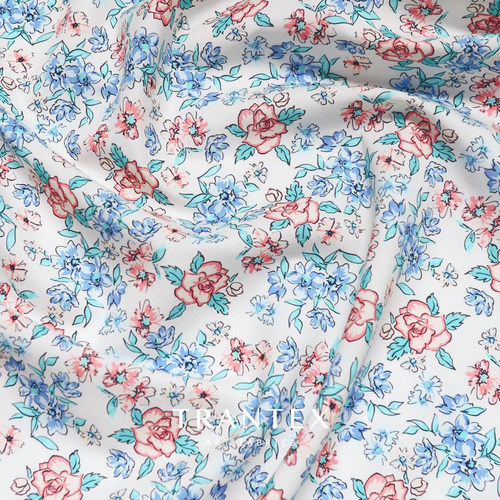 diy100支长绒棉衣服装爱妮布料