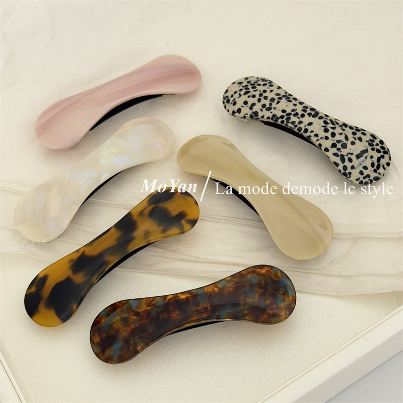 韩版时尚醋酸发夹高级感盘发弹簧夹子气质一字马尾夹后脑勺碎发卡,饰品/流行首饰/时尚饰品新,民族风发饰,淘宝优惠券,粉丝福利购,淘宝优惠卷