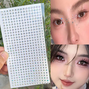 钻贴脸演唱会妆容脸贴脸上饰品脸部化妆碎钻水钻舞台化妆水钻闪钻