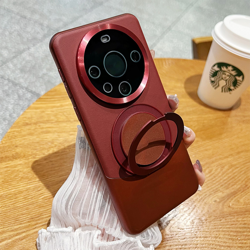 自带镜头膜适用华为mate70pro+手机壳新款m70磁吸支架60rs非凡大师真皮保护套50带挂绳全包防摔mt40e外壳男女
