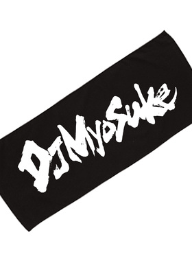 DJ Myosuke LOGO毛巾（黑色）