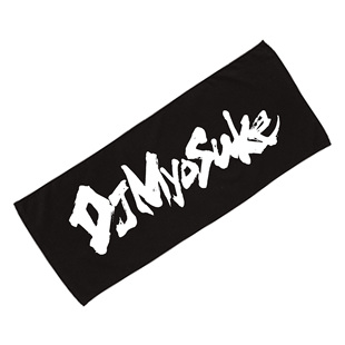 DJ Myosuke LOGO毛巾（黑色）