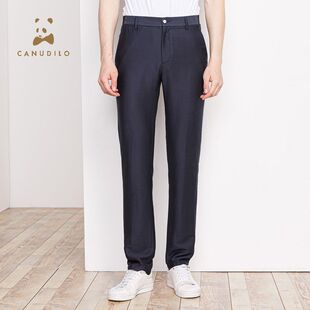 男士 休闲裤 修身 直筒裤 男 CANUDILO 裤 卡奴迪路