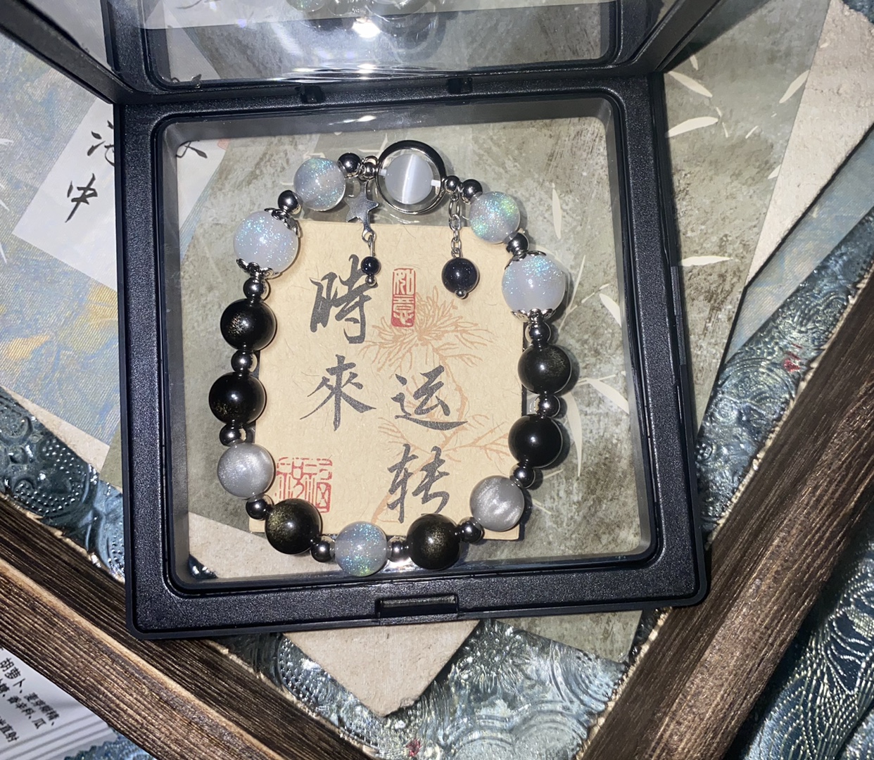 可水洗款 微光金耀石 招财转运复古手作设计