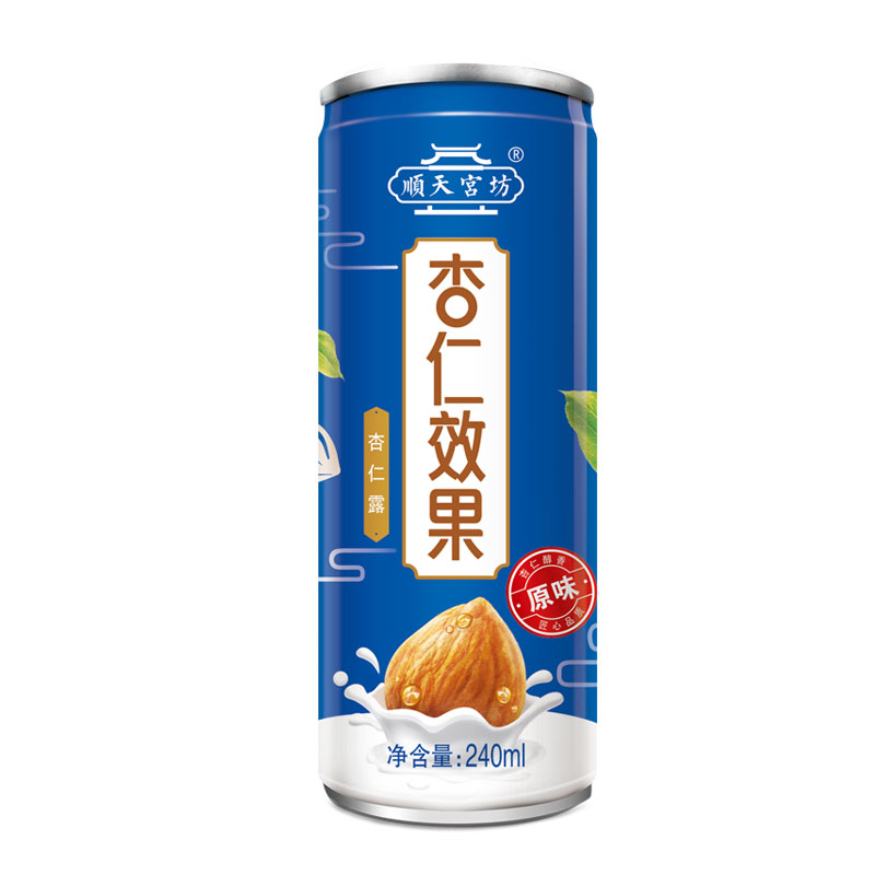 顺天宫坊  杏仁效果原味杏仁露 240ml*20罐整箱  植物蛋白饮料,咖啡/麦片/冲饮,植物蛋白饮料/植物奶/植物酸奶,淘宝优惠券,粉丝福利购,淘宝优惠卷