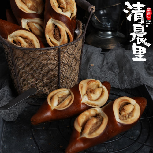 清晨里花生酱核桃碱水棒